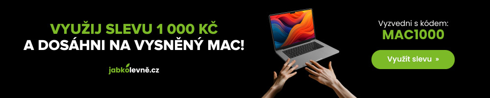 Akce sleva 100 Kč na Mac